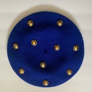 Blue & Gold Beret